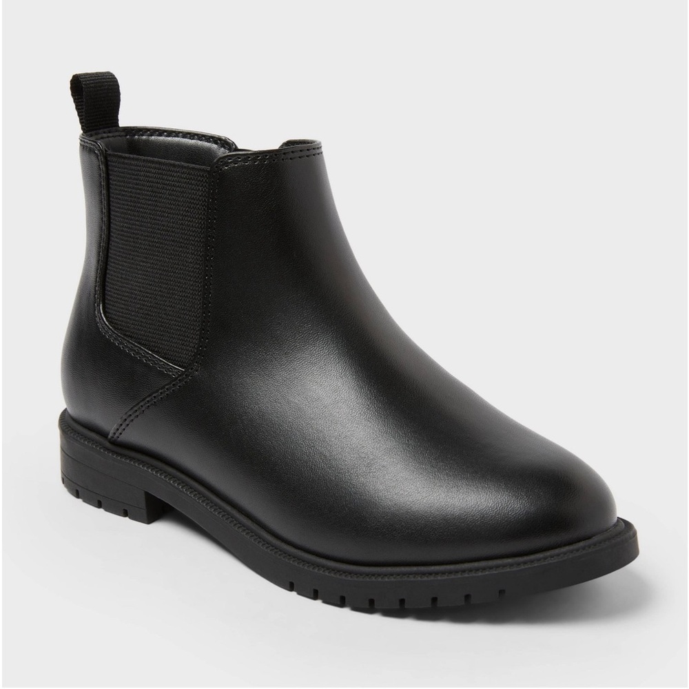 New With Tags and Box Kids' Brandy Chelsea Ankle Boots - Cat & Jack™Black Size 3
